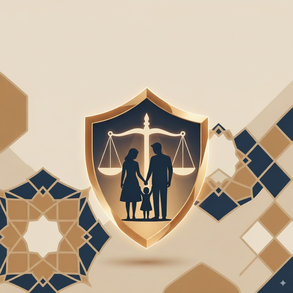 How does the law contribute to protecting the family and child in Syria?